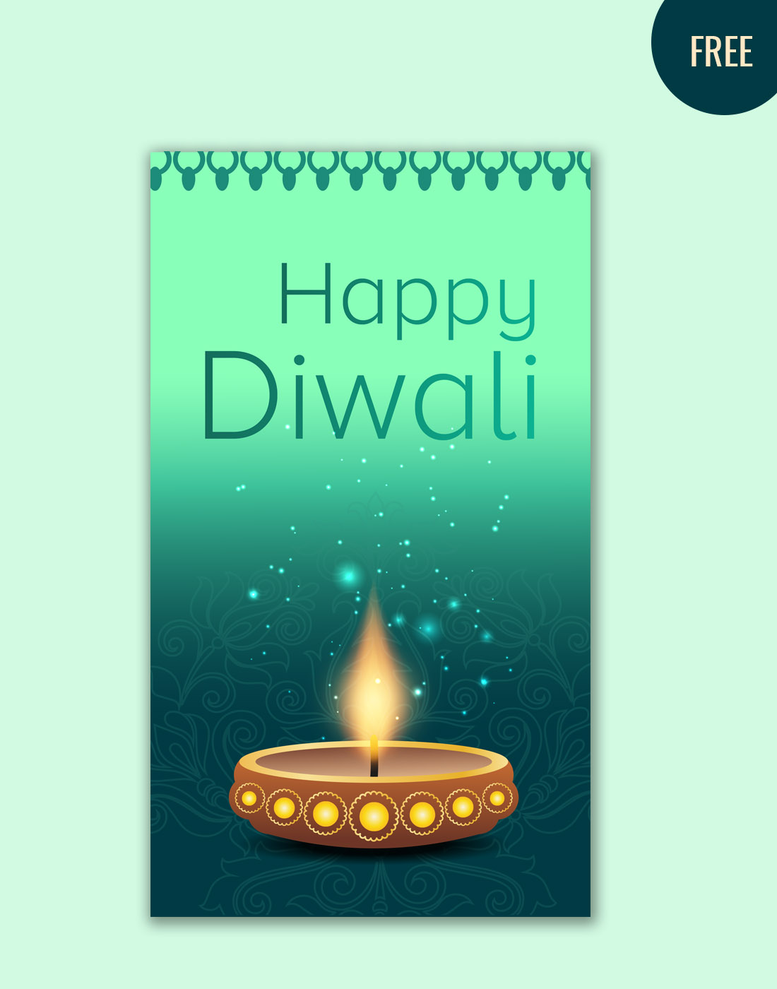 free diwali greeting cards to print