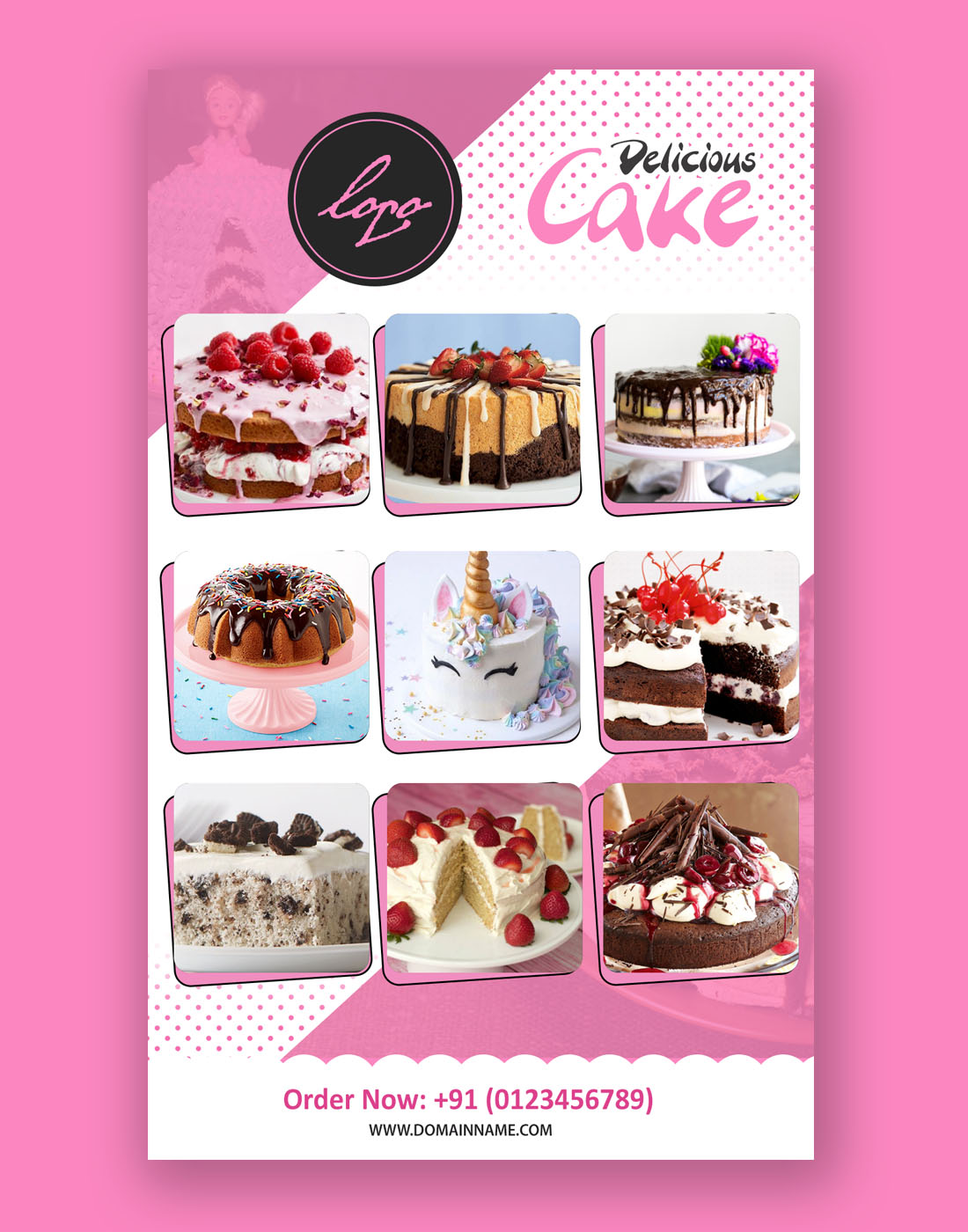 cake flyer psd template With Cake Flyer Template Free