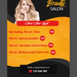 Beauty Salon PSD flyer