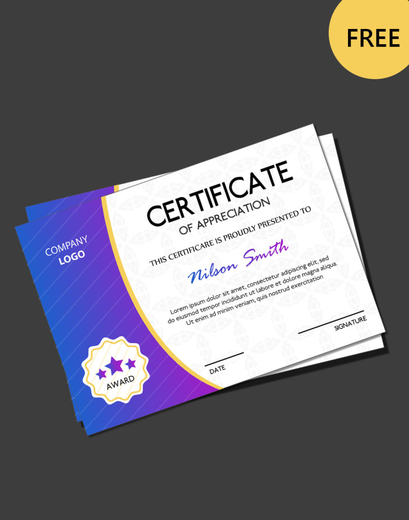 free certificate psd templates - Free Website Templates Download - Psd ...