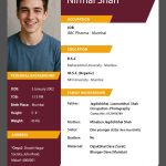 Marriage Biodata Psd Template