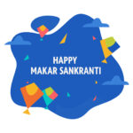 Kite Festival Vector Art – Makar Sankranti Free Download