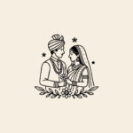 Wedding Couple Clipart Vector