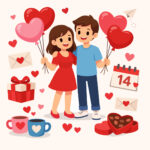 Valentine Day Ornaments Vector Free Download | PSD & AI